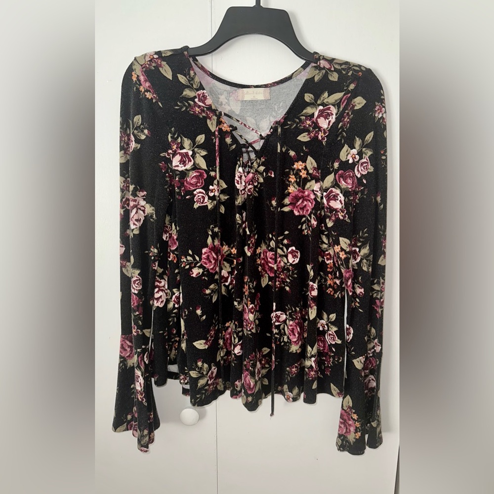 Altar’d State Floral Long Sleeve Pullover
